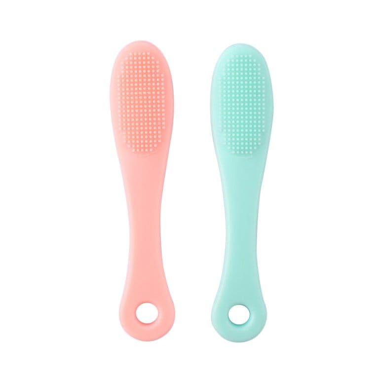 AILEXIM Silicone Face Scrubber Manual Facial Cleansing Brushes | Face Scrubber Cleanser Brush for Gently and Effectively Cleaning | Removing Blackheads and Massaging (Pack of 2)