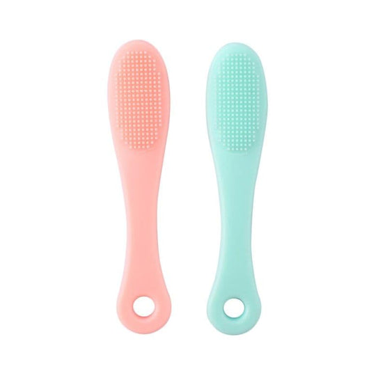 AILEXIM Silicone Face Scrubber Manual Facial Cleansing Brushes | Face Scrubber Cleanser Brush for Gently and Effectively Cleaning | Removing Blackheads and Massaging (Pack of 2)