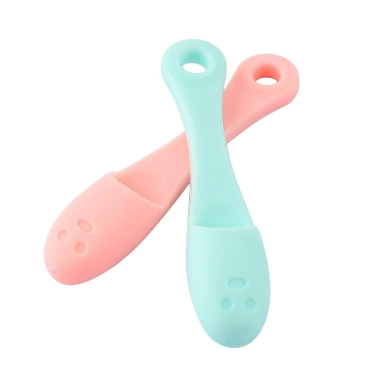 AILEXIM Silicone Face Scrubber Manual Facial Cleansing Brushes | Face Scrubber Cleanser Brush for Gently and Effectively Cleaning | Removing Blackheads and Massaging (Pack of 2)