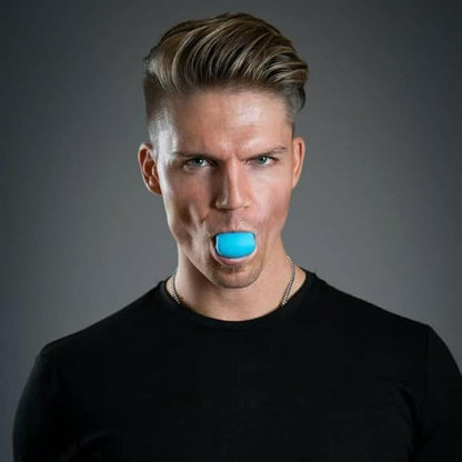 AILEXIM Jawline Exerciser for Men | Jaw, Face, and Neck Exerciser | Define Your Jawline, Slim & Tone Your Face | Helps Reduce Stress & Craving | Look Younger & Healthier | Jawline Rop Hanger For neck