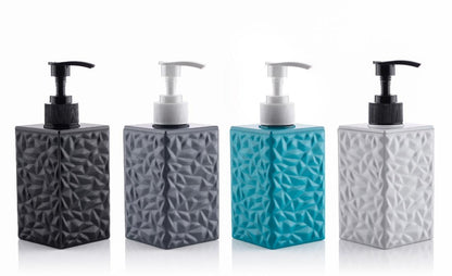 AILEXIM Plastic Liquid Soap Dispenser | Refillable Plastic Hand Wash & Lotion Dispenser for Kitchen, Bathroom & Wash Basin | Ideal for Shampoo, Sanitizer Bathroom Accessories