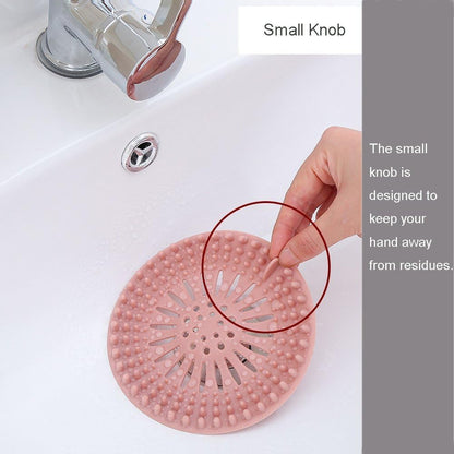 LOTSY Silicone Hair Catcher Drain Cover | Shower Protector Filter | Sink Filter Bathroom Hair Catcher | Drain Strainers Cover Trap