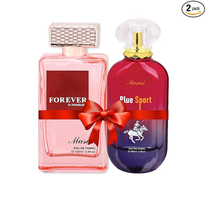 MASASI Long Lasting Perfume, Forever + Blue Sport Super Saver Combo Pack | Unisex | For Men and Women | Pack of 2 (100ml Each)