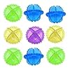 LOTSY Silicone Washing Machine Balls | Pack of 12 Laundry Dryer Balls for Household Cleaning | Cloth Softener & Soft PVC Washing/Magic Ball | Anti-Tangle (Multicolour)